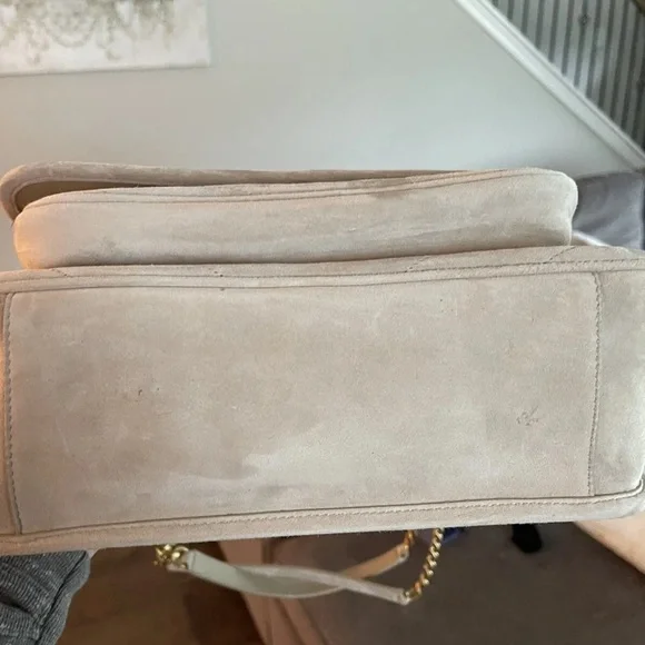 NWT!!! YSL Niki Medium Chain Bag in Sand Suede - Picture 9 of 10